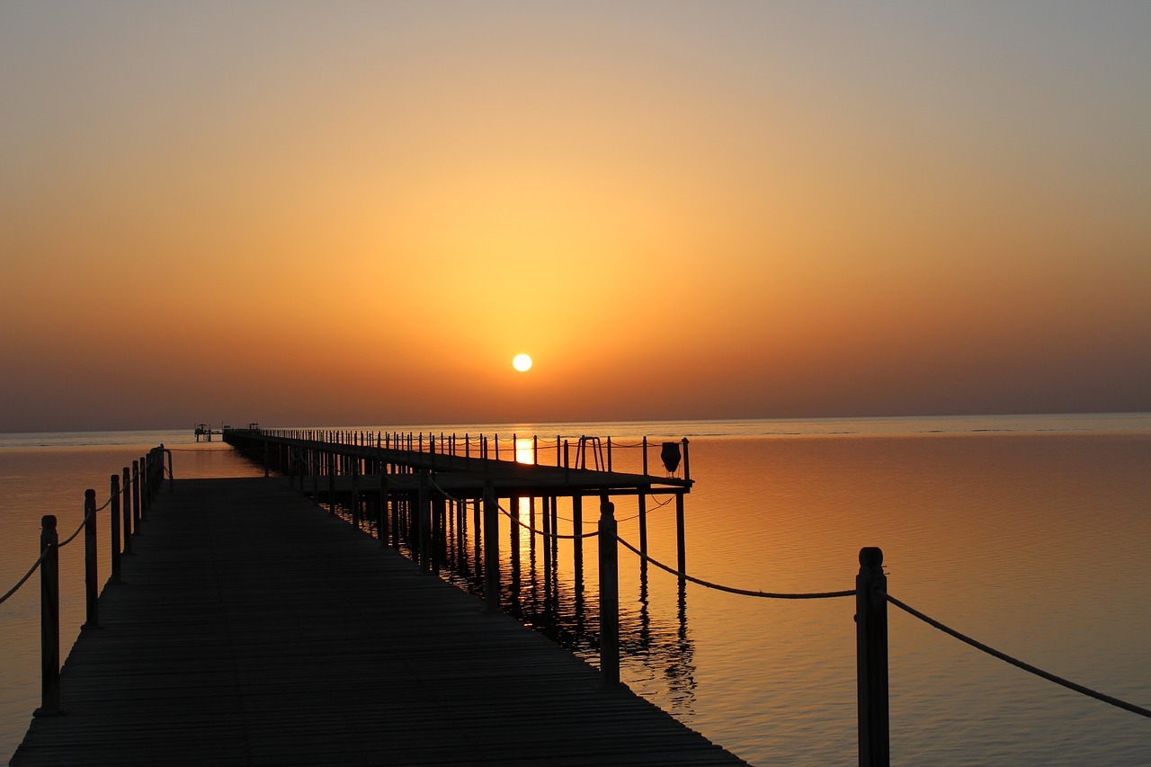 Image - sunrise egypt sea ocean red sea