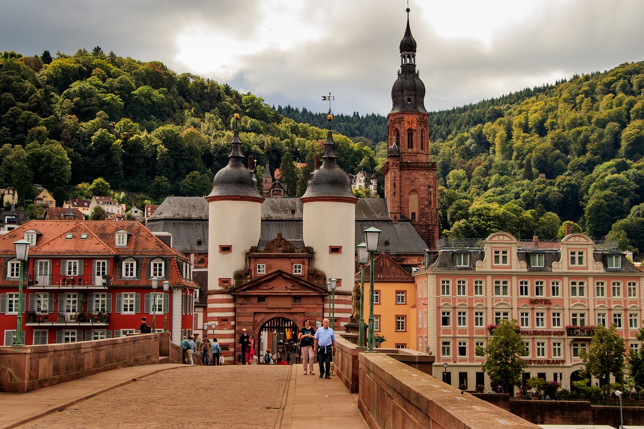 Image - heidelberg bridge neckar old bridge