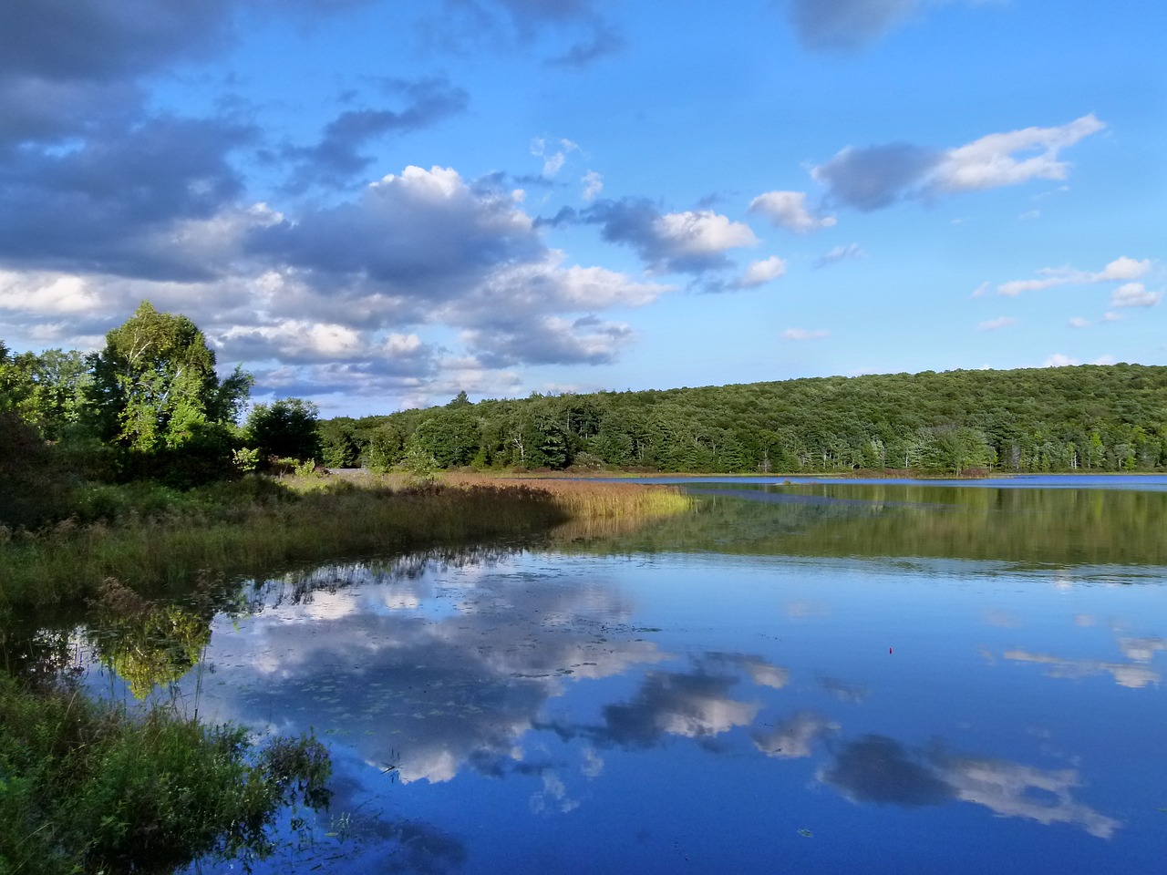 Image - lake shohola reservoir clouds