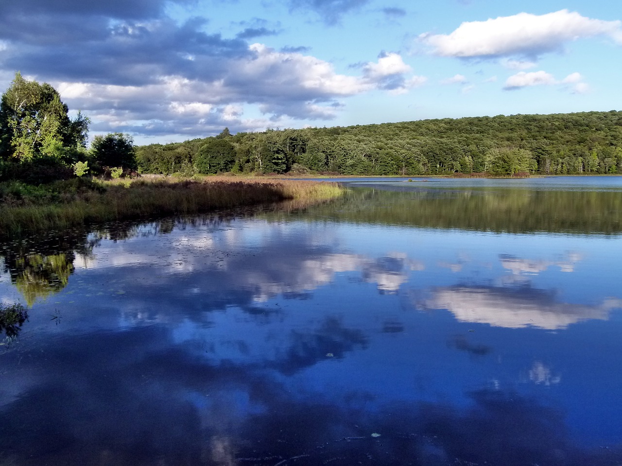 Image - lake shohola reservoir clouds