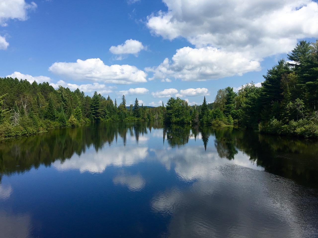 Image - landscape nature water river lake