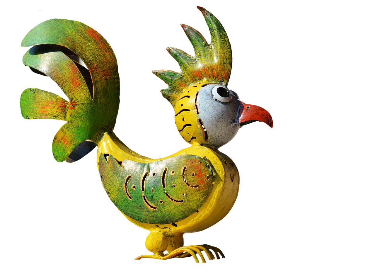 Image - bird metal bird deco decoration