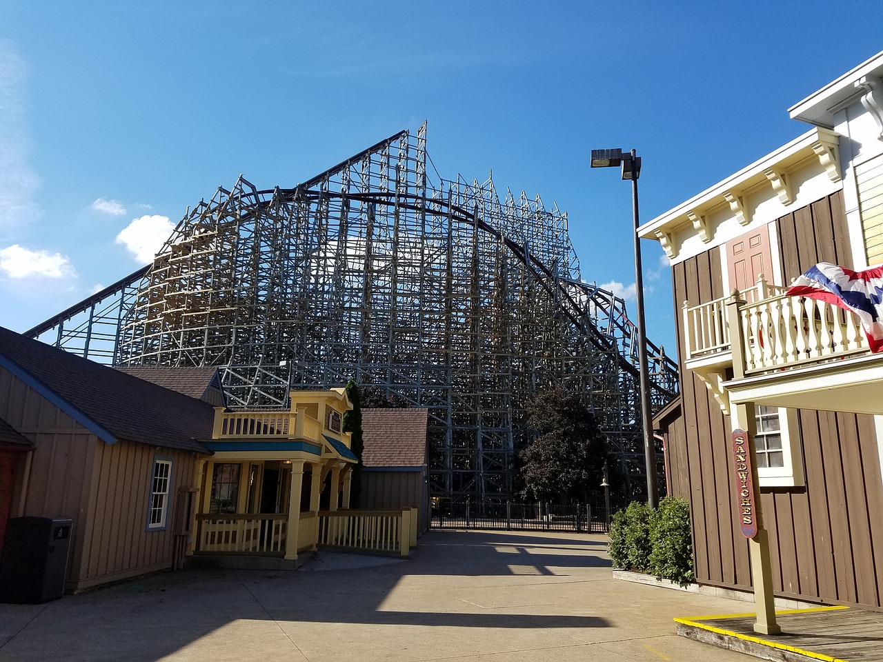 Image - park summer amusement rollercoaster