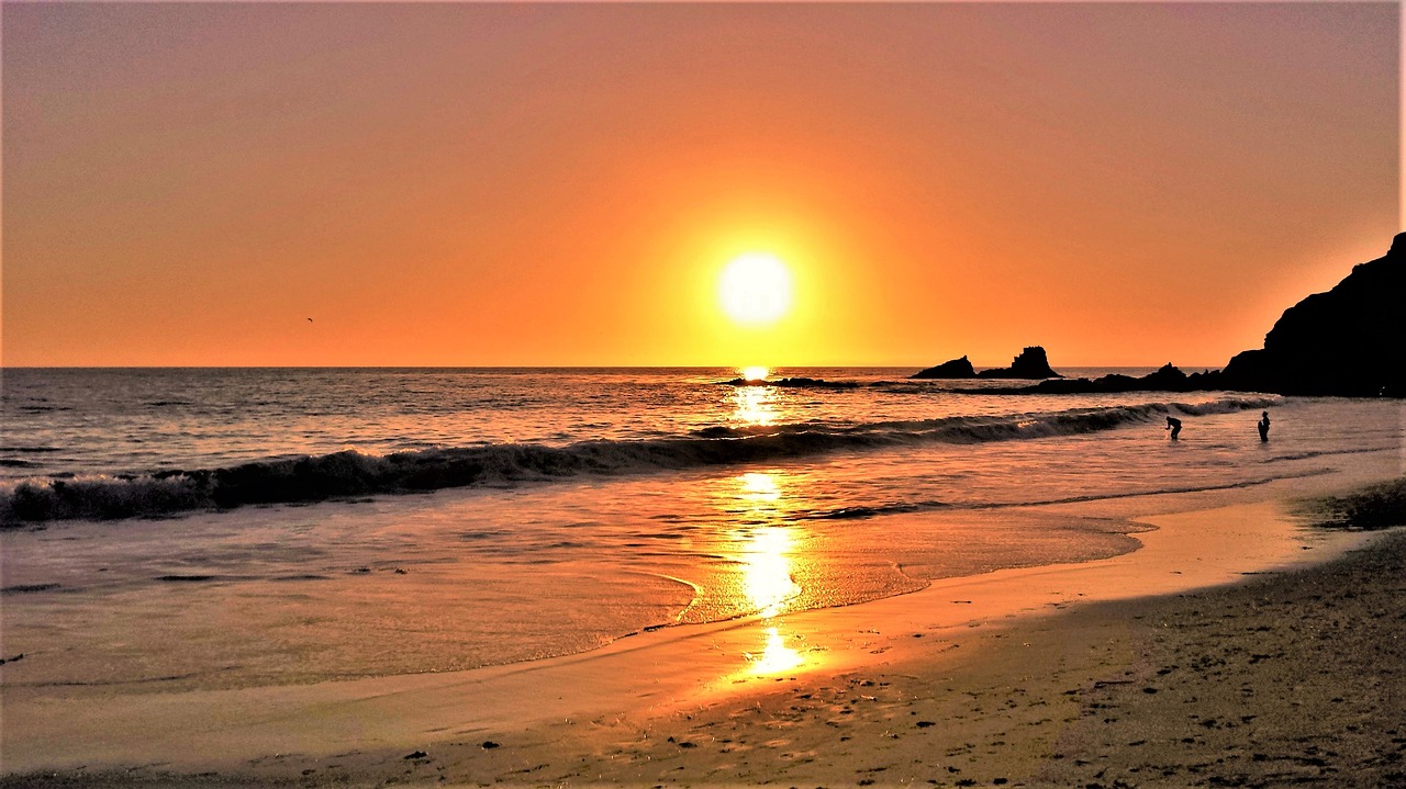 Image - oc beach sunset california