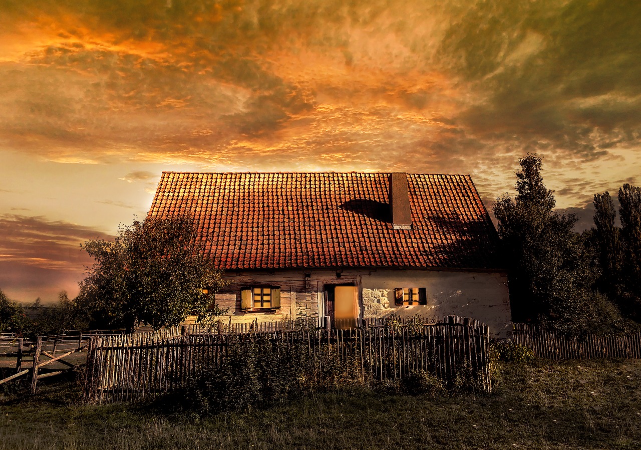 Image - old house home farm truss