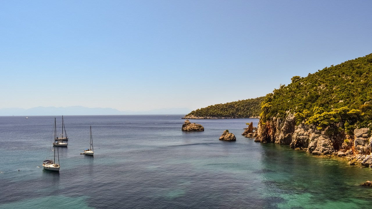 Image - greece skopelos stafylos landscape