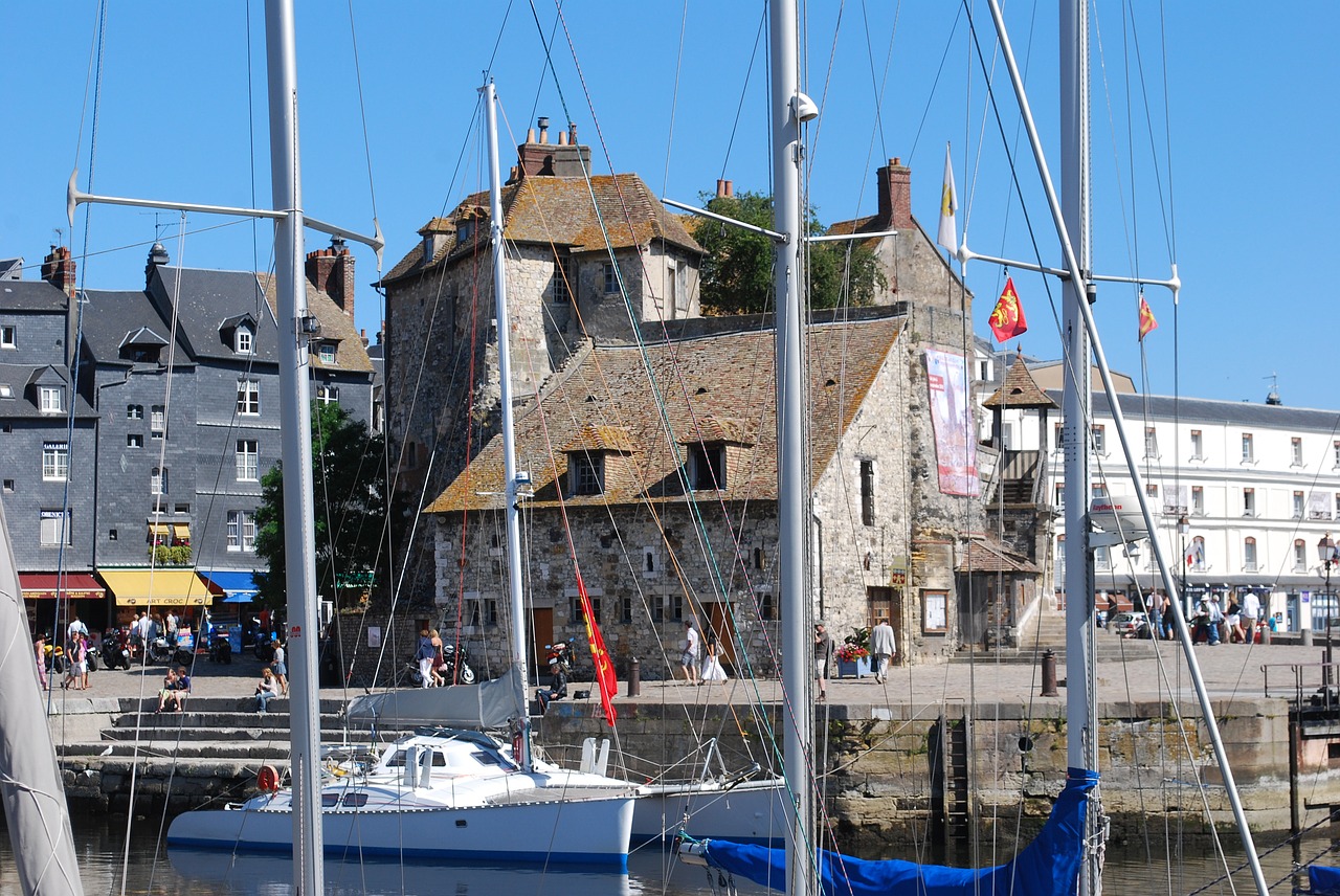 Image - boat sailboat honfleur pulleys