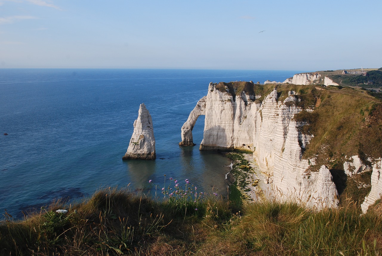 Image - cliff etretat sea landscape