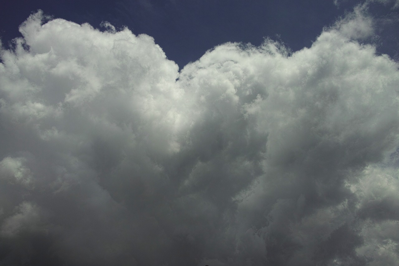 Image - cloud blue summer clouds white