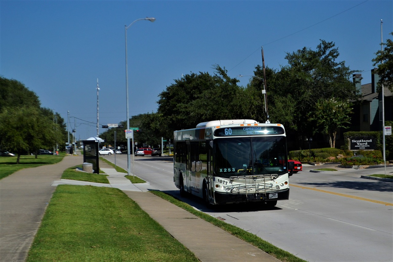 Image - houston texas metro bus bus stop