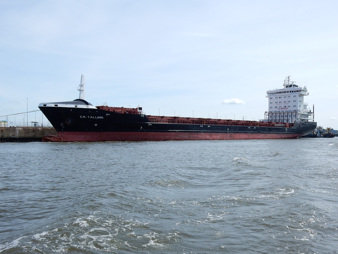 Image - ship large port water hard