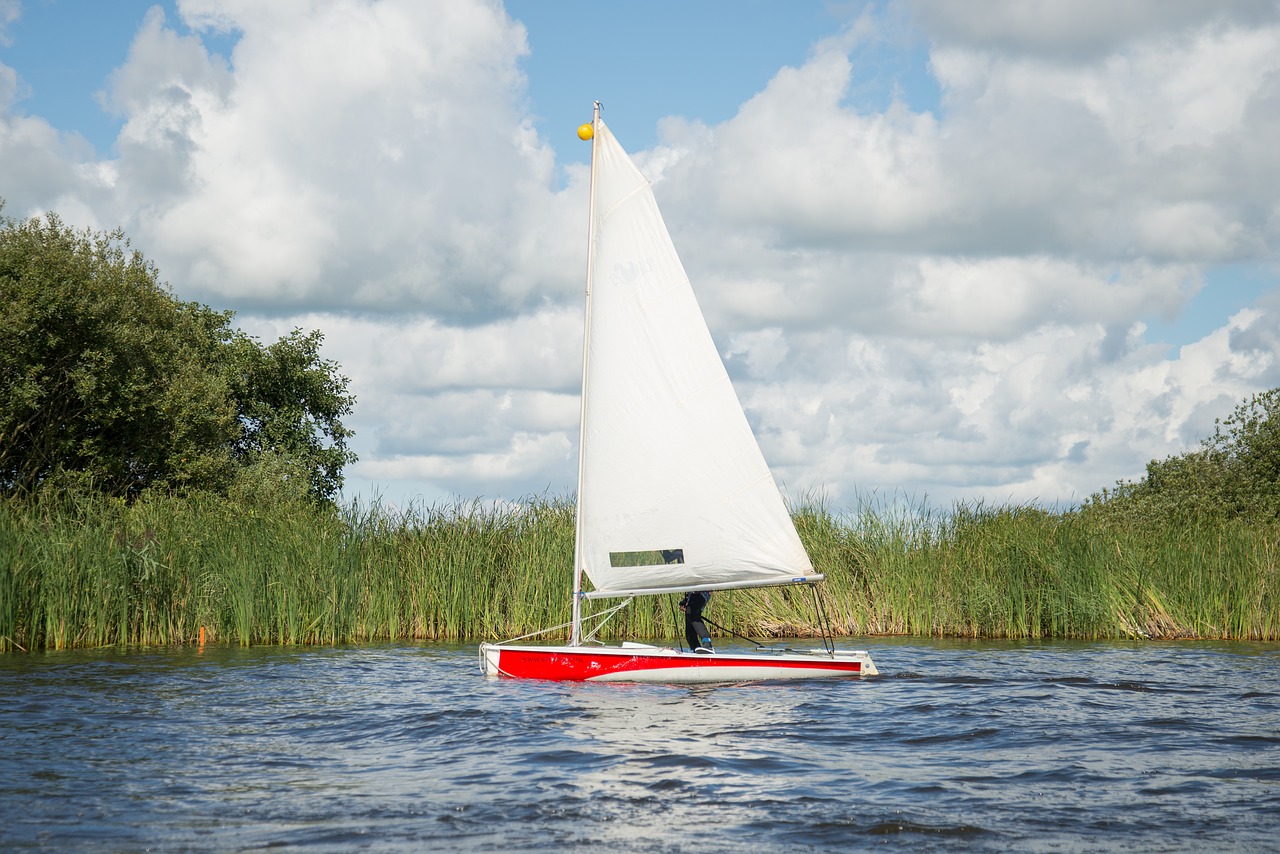 Image - sail boat lake water summer yacht