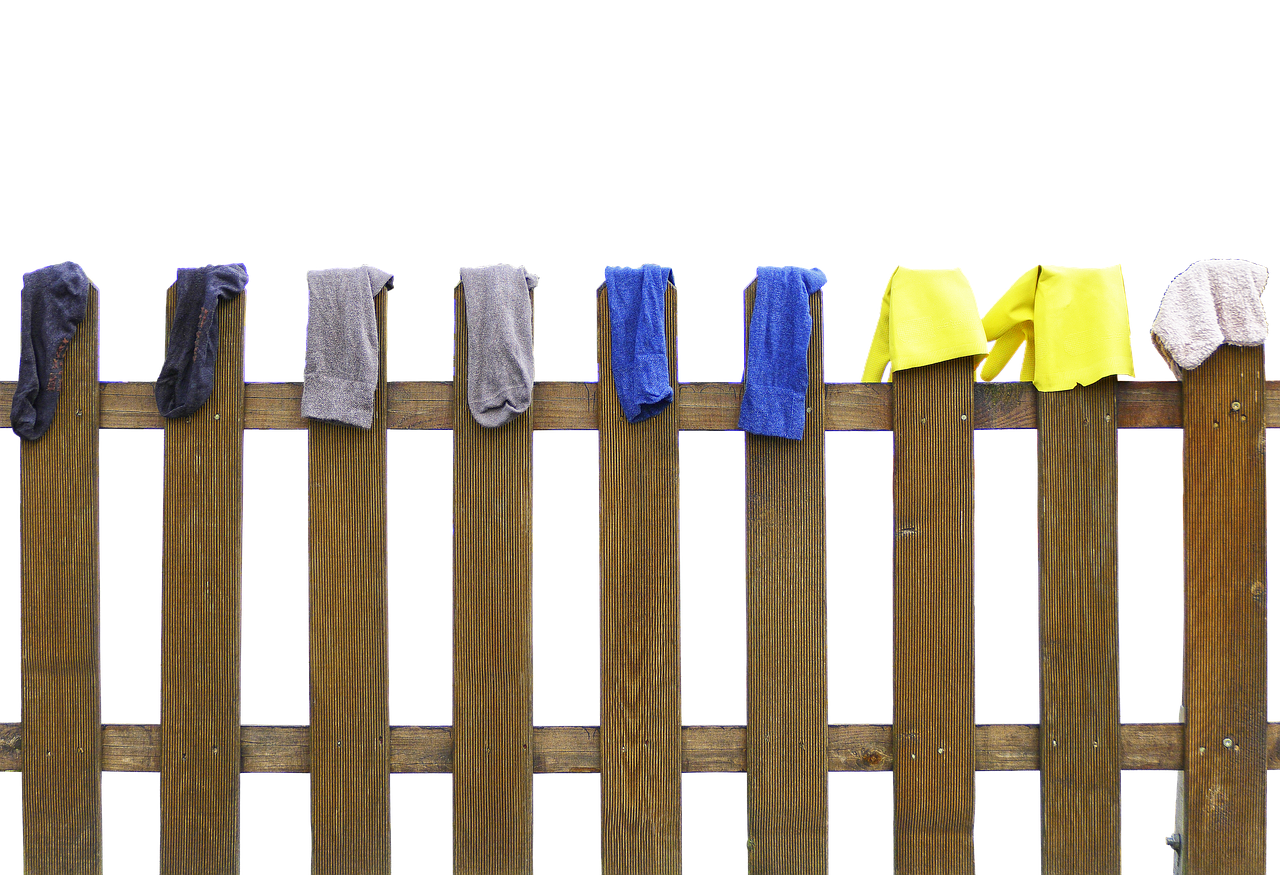 Image - fence laundry dry wood fence