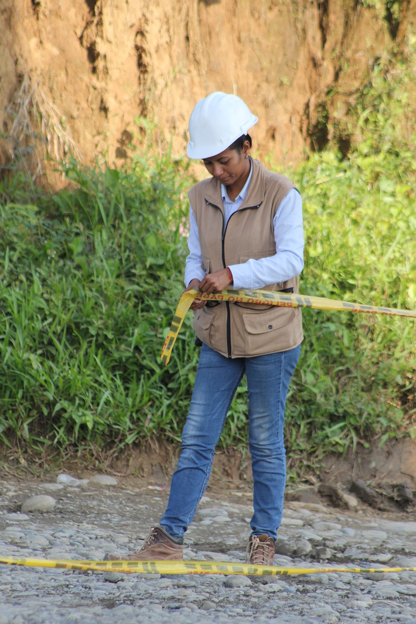 Image - engineer work civil works women