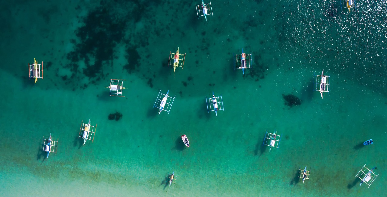 Image - aerial sea the scenery