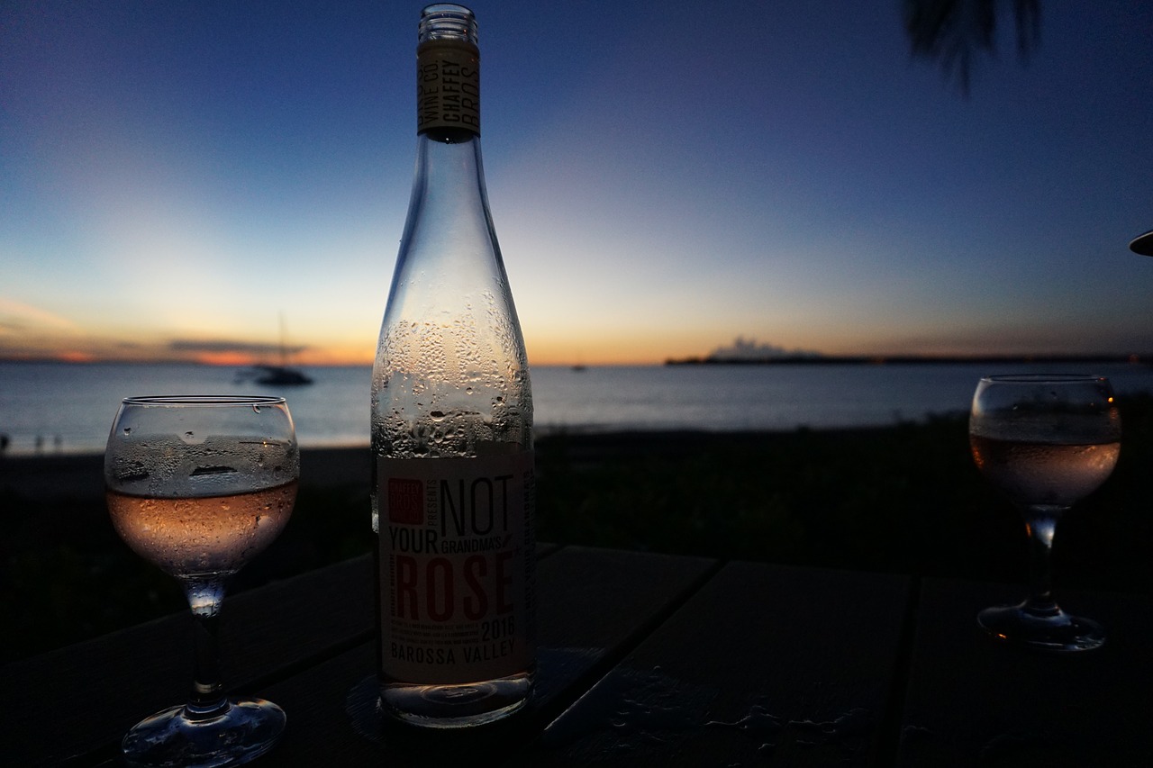 Image - wine sunset darwin