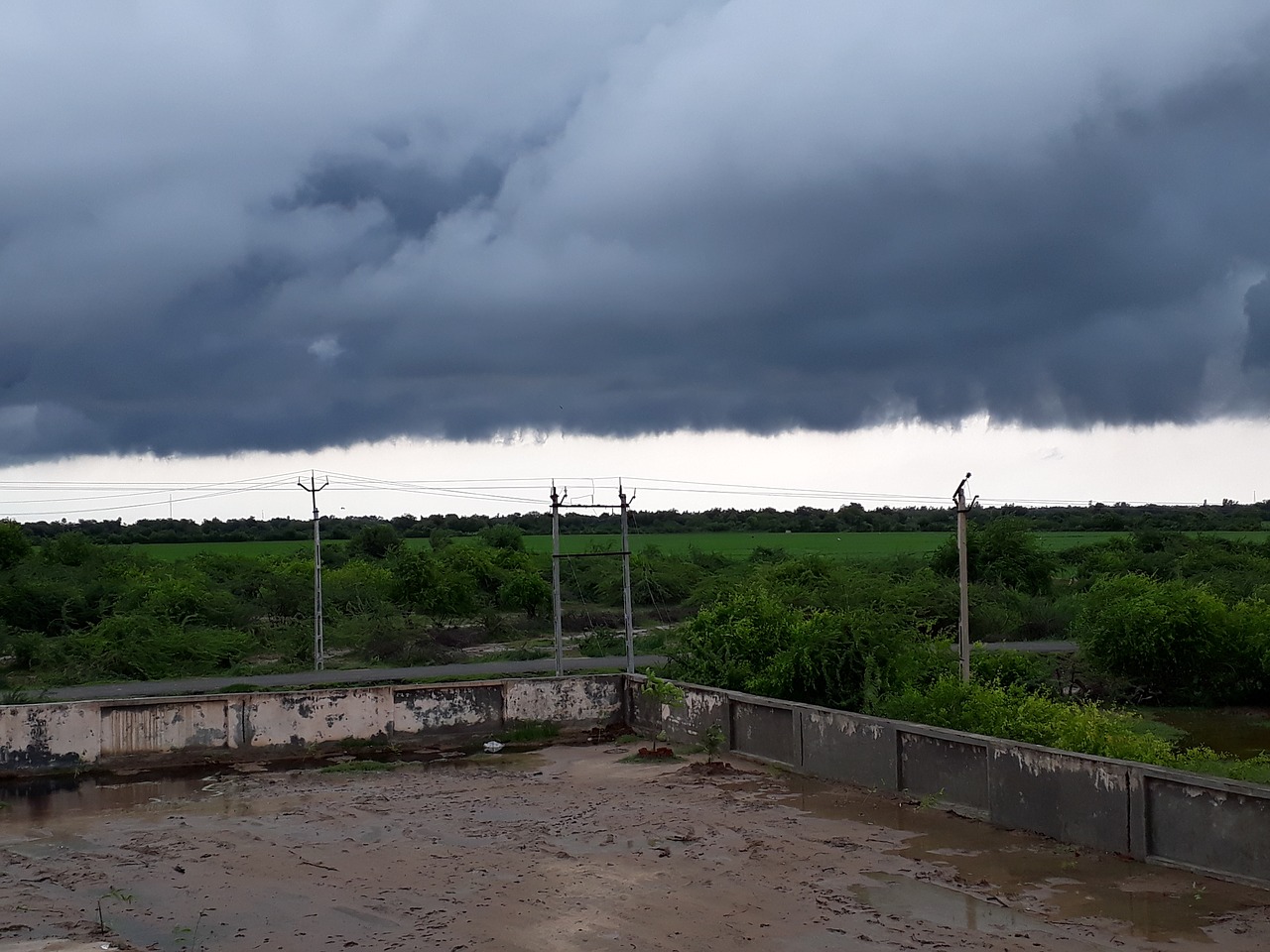 Image - cloud rain black india gujarat