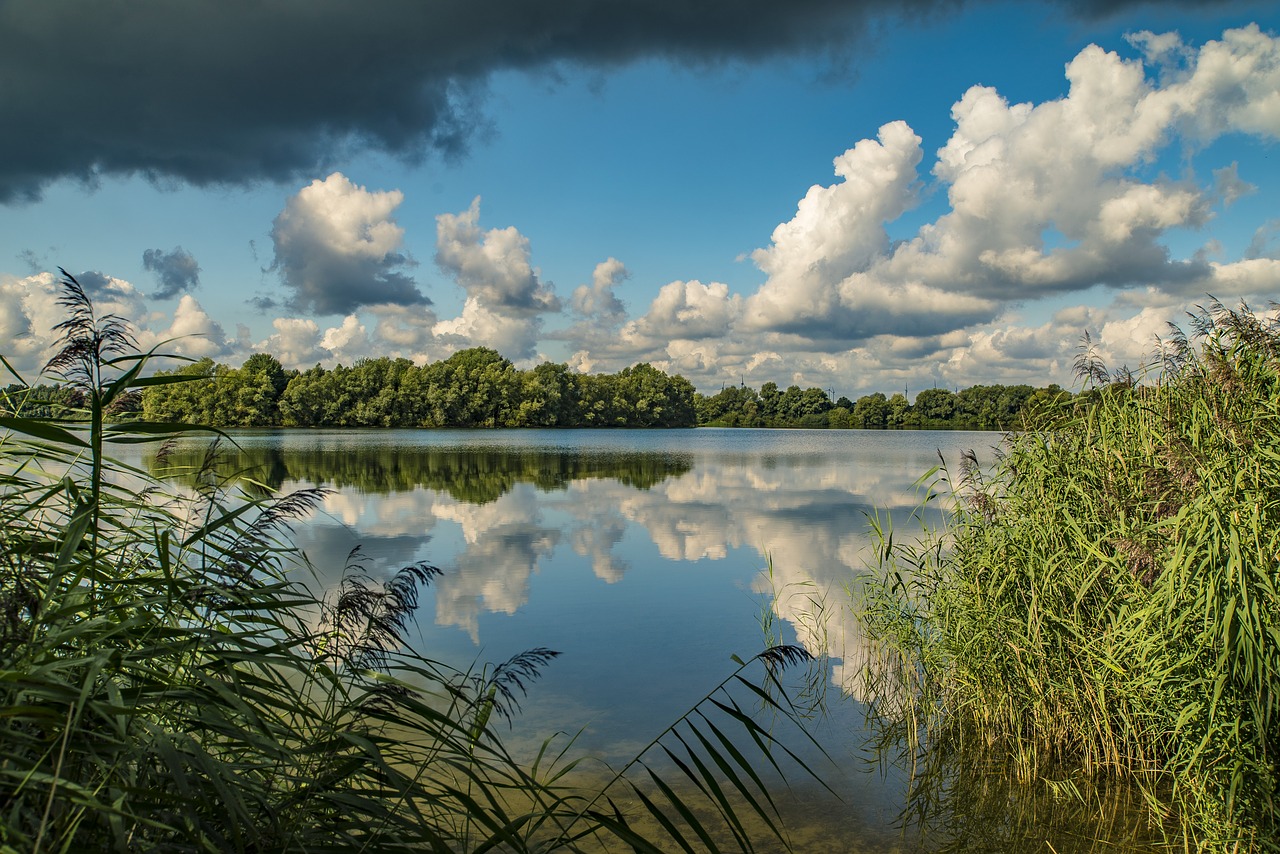 Image - lake water nature reflections sky