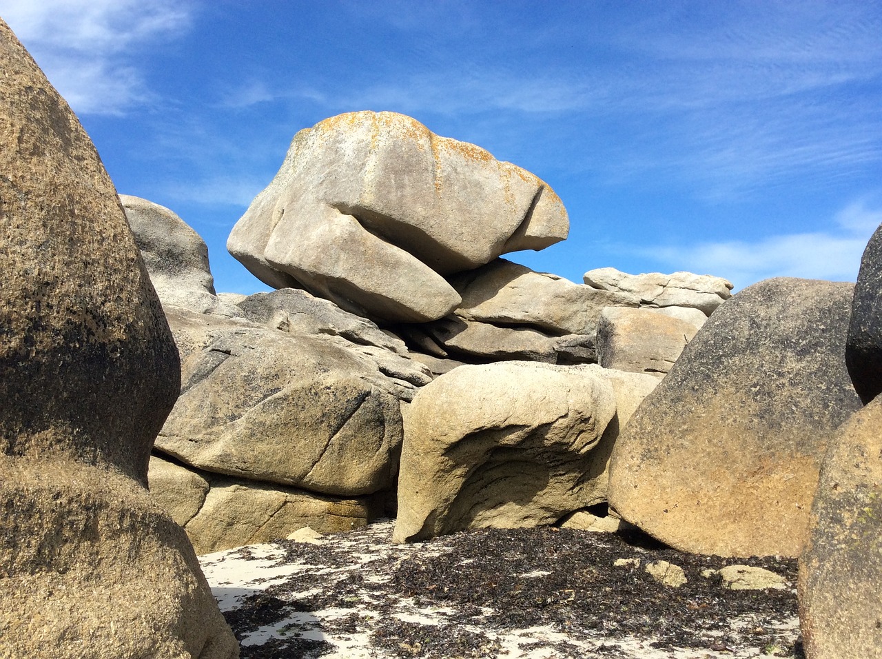 Image - rock beach brittany nature side