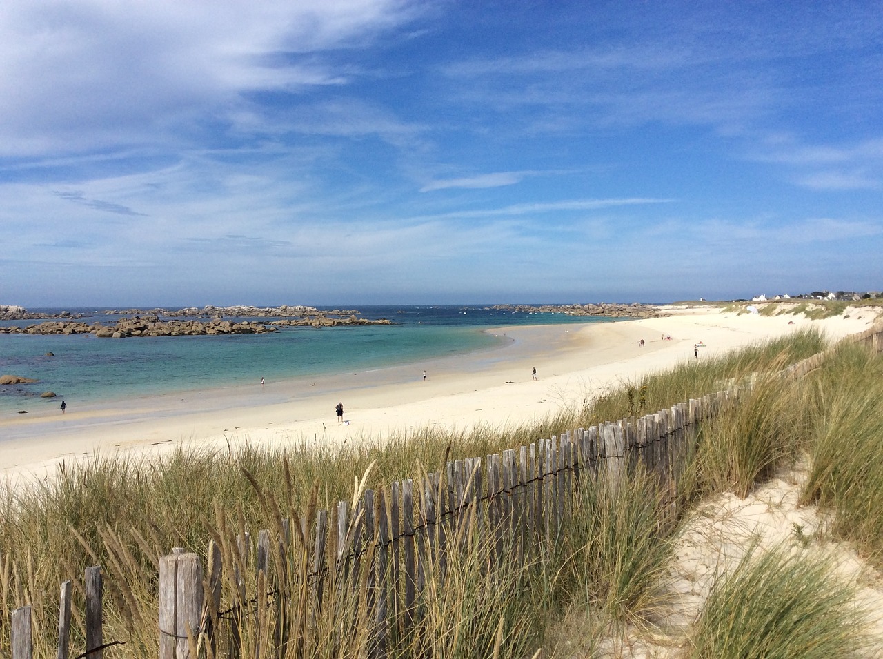 Image - brittany beach side france sea