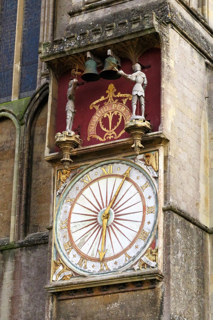 Image - clock church bell chime evening
