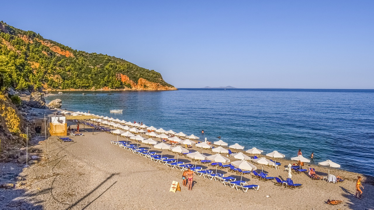 Image - greece skopelos velanio beach