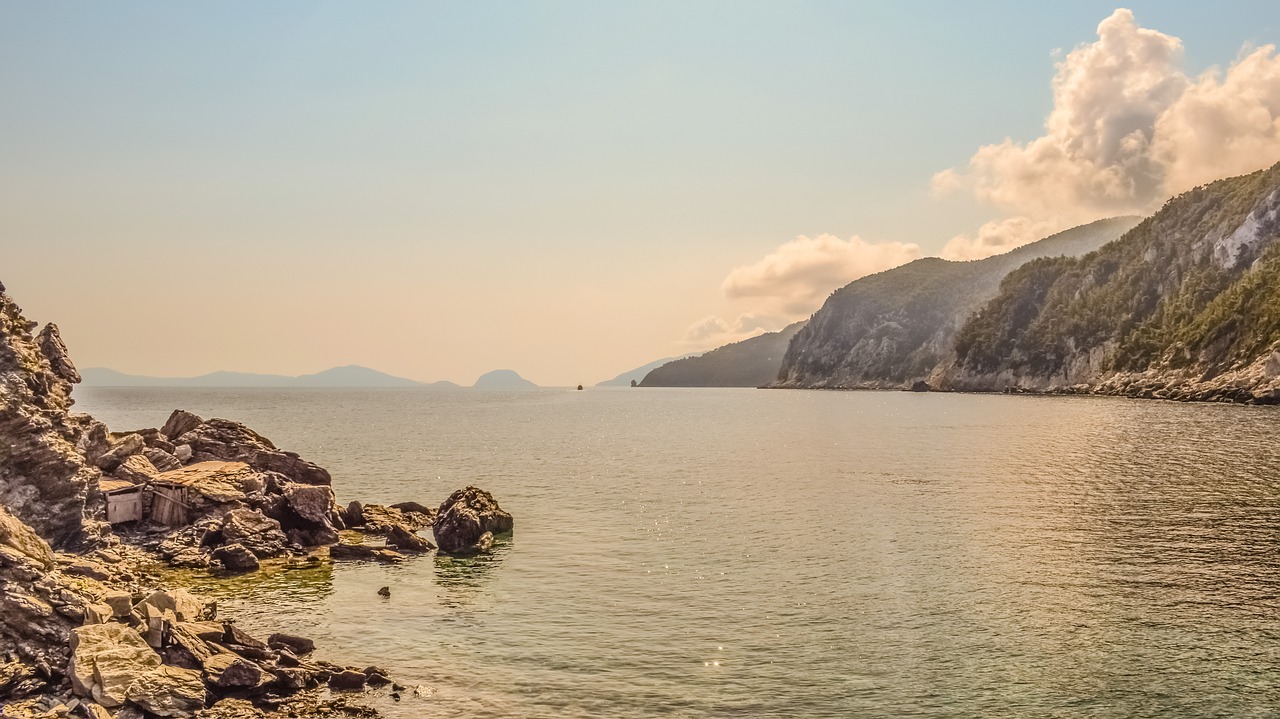 Image - greece skopelos kastri morning