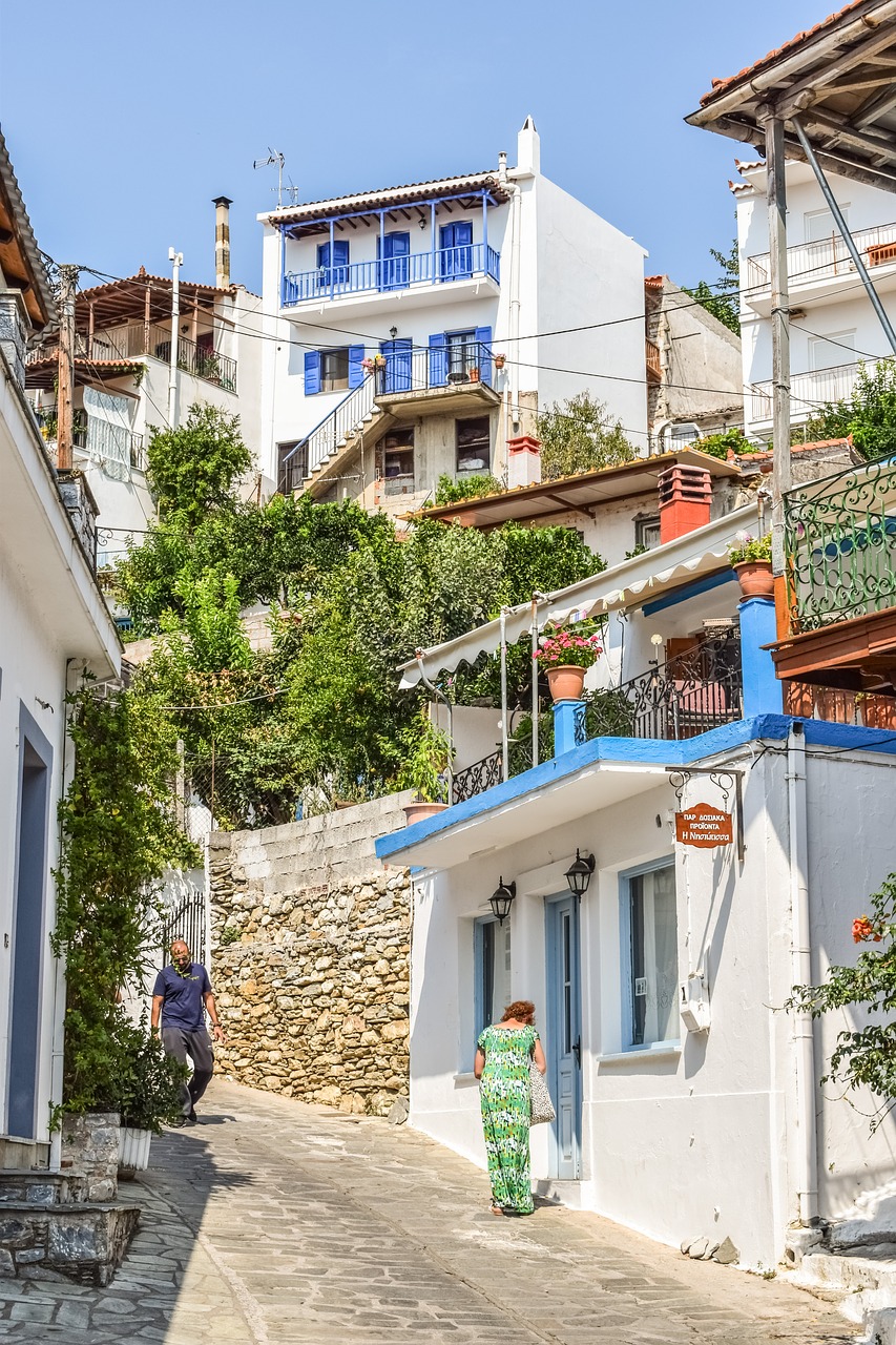 Image - greece skopelos glossa village