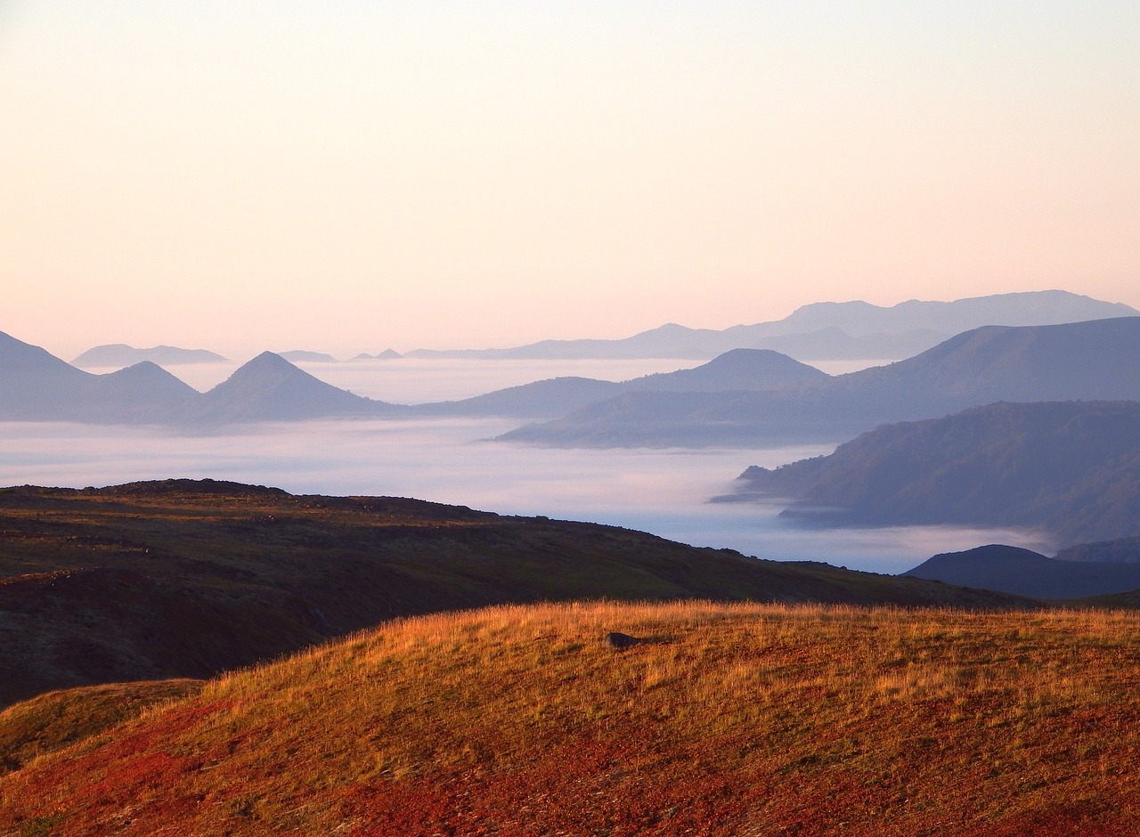 Image - mirage mountain range mountains