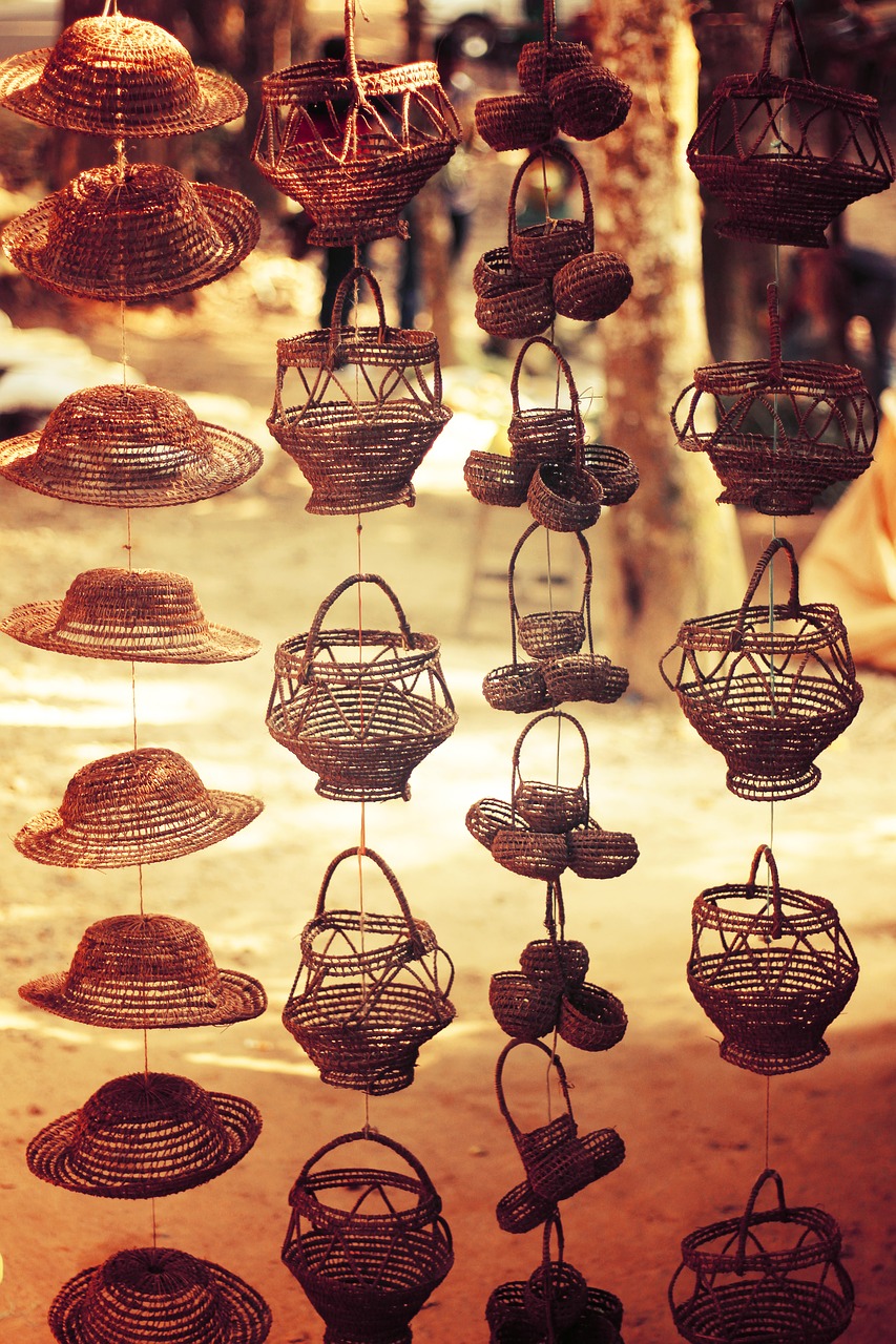 Image - things basket small pocket wooden