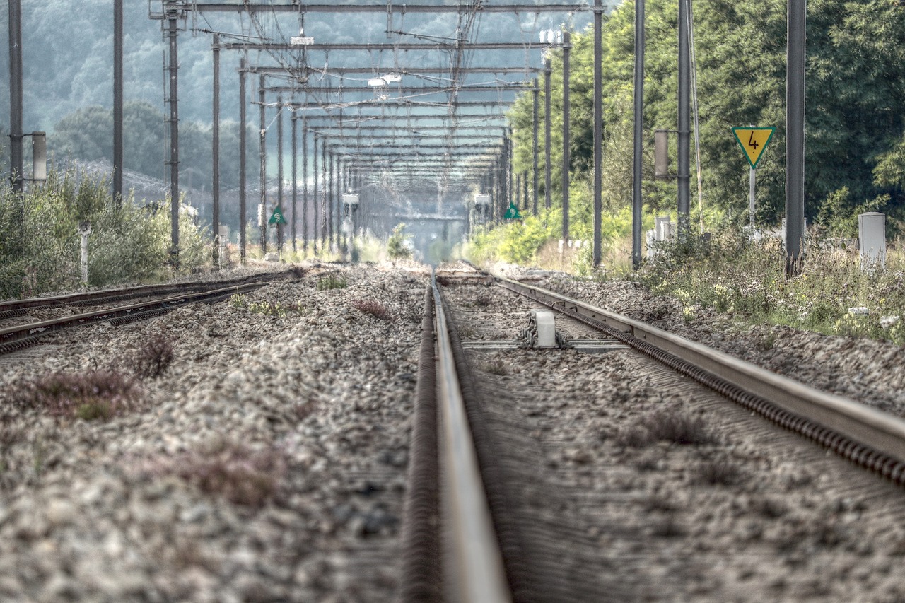 Image - railway rails railway tracks gleise