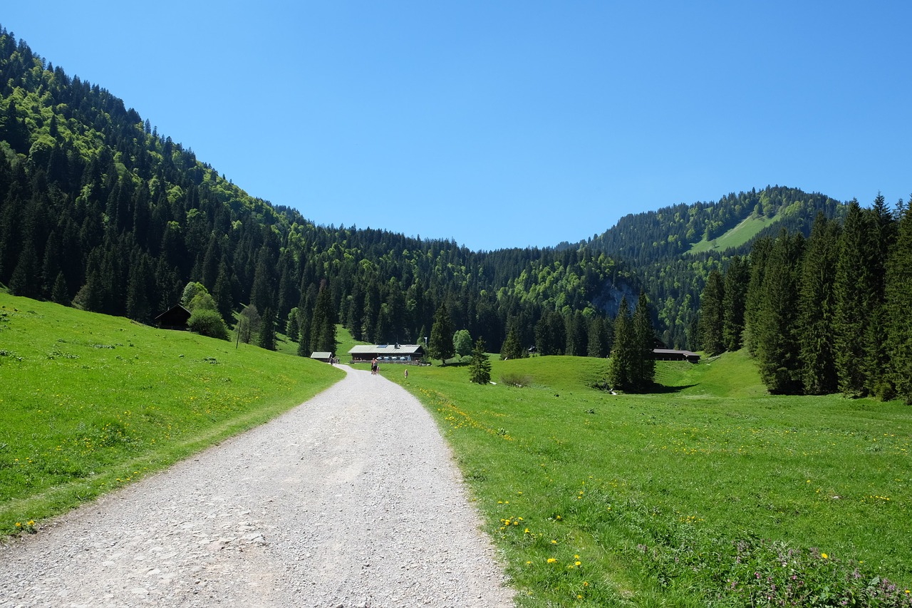 Image - bavaria schwarzentennalm hiking sun