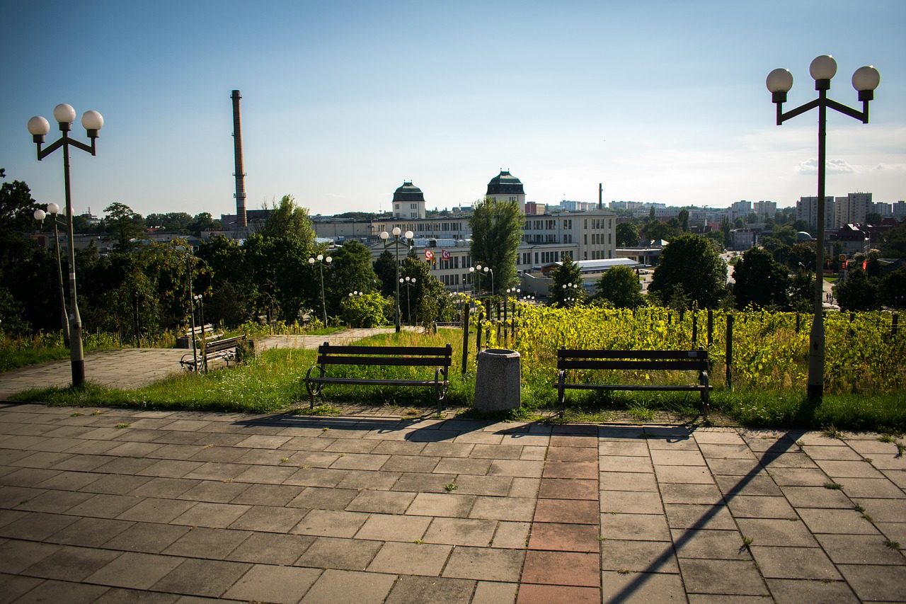 Image - city benches bench sky tourism