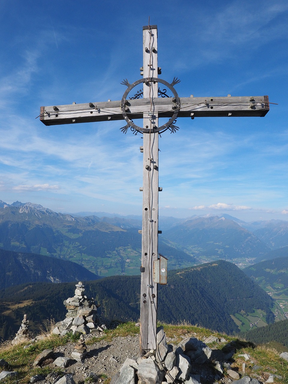 Image - jaufenspitze summit cross cross