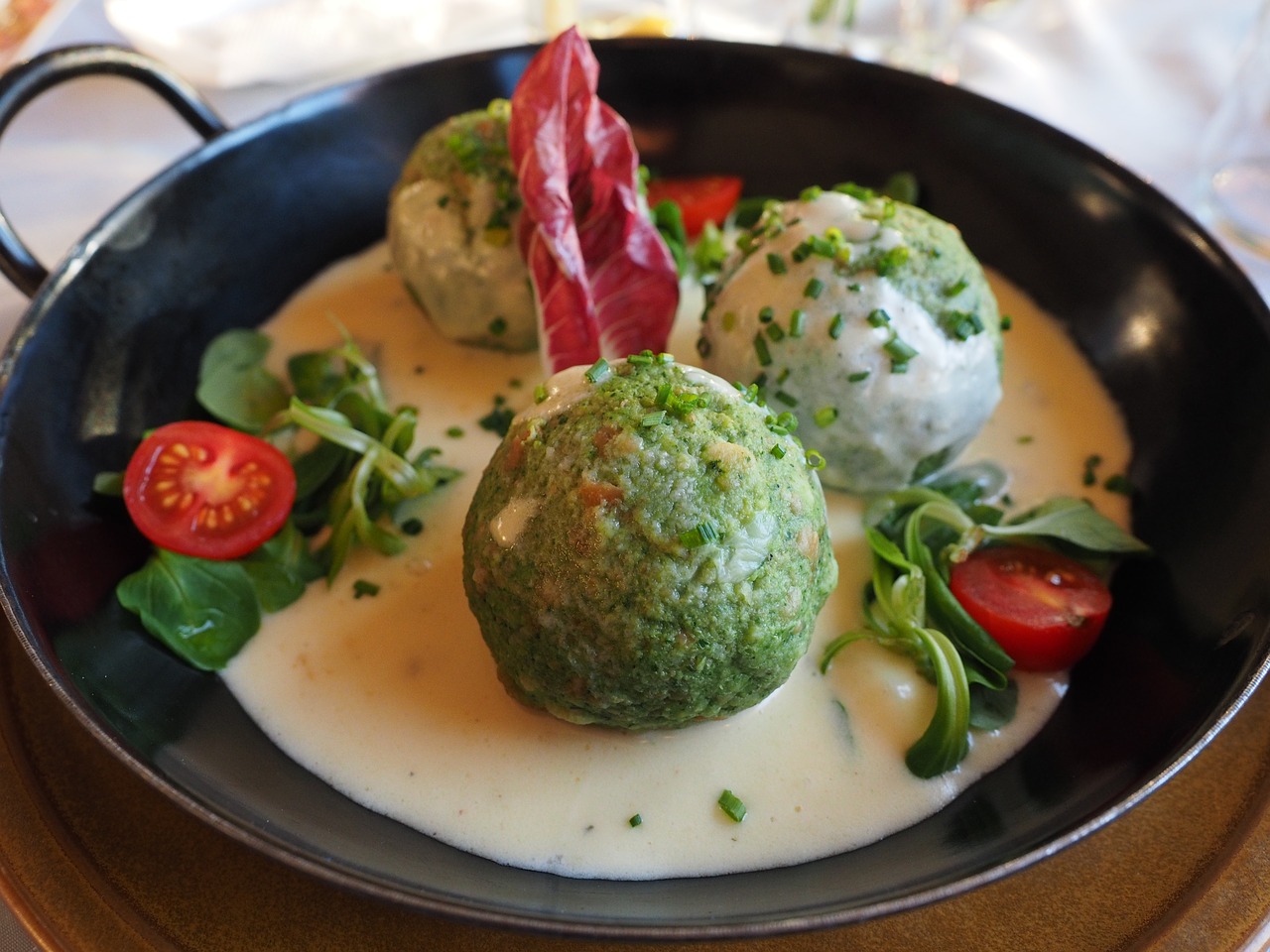 Image - spinach dumplings dumpling