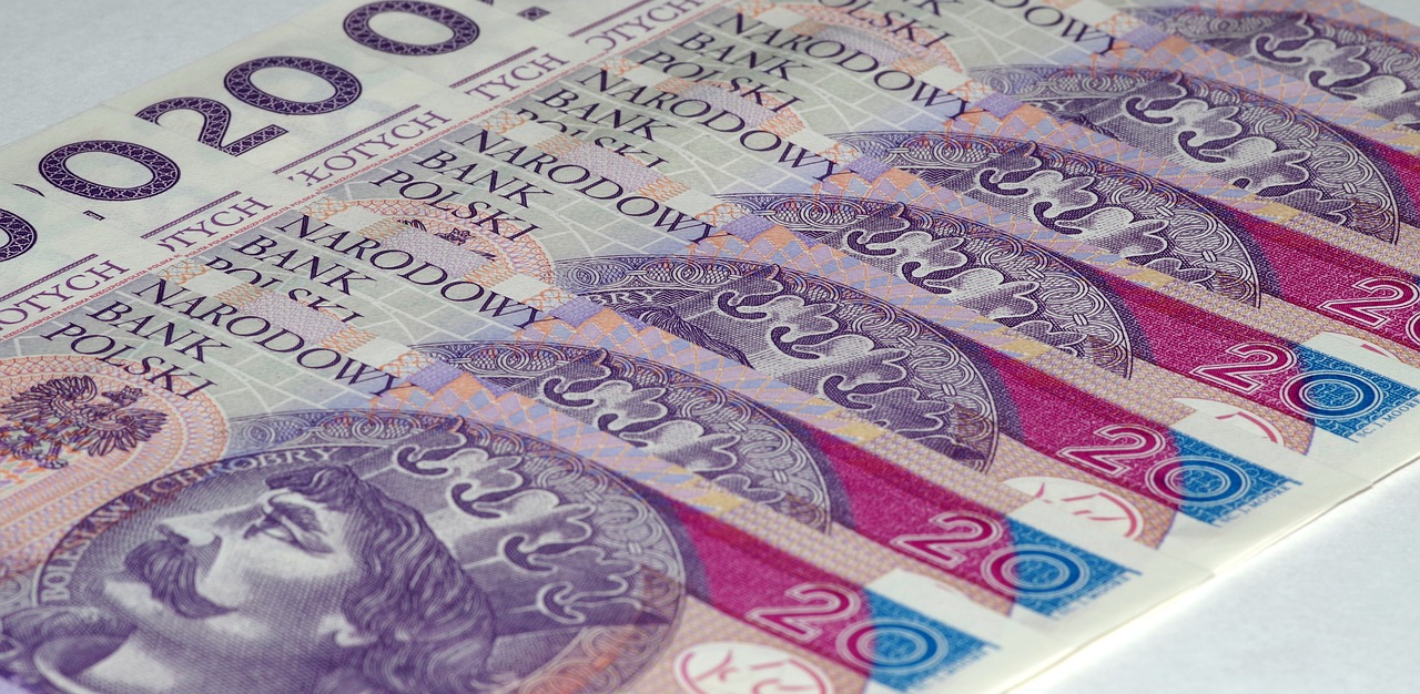 Image - money euro banknotes polish zloty
