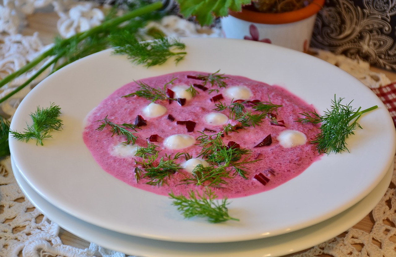 Image - beetroot soup eat food delicious