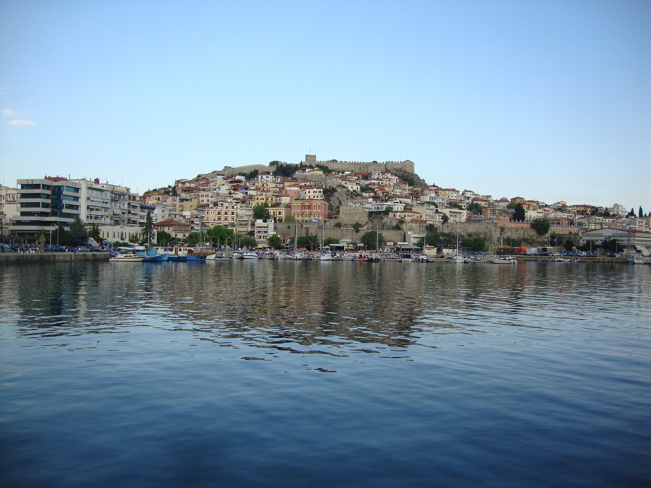 Image - greece kavala port boats sea