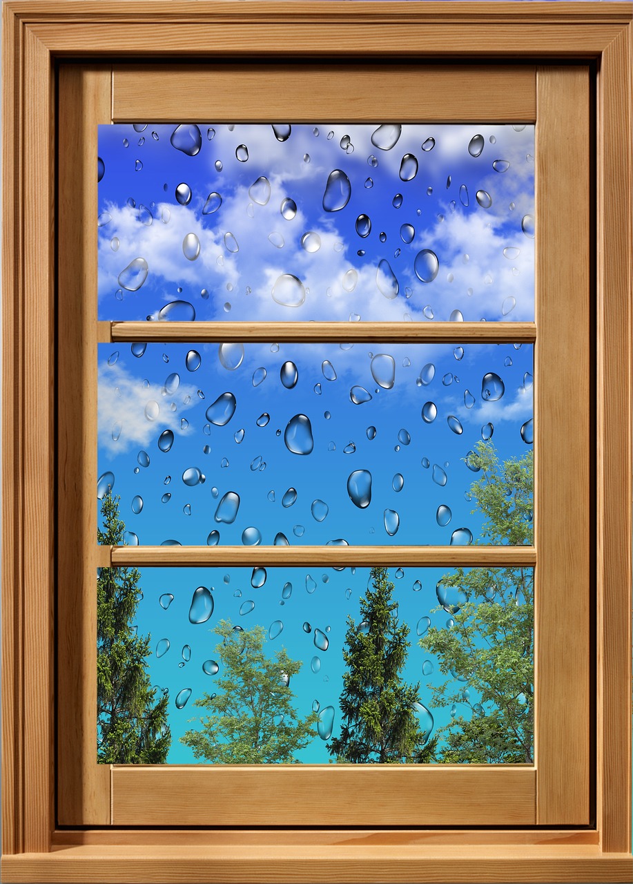 Image - sky window rain clouds