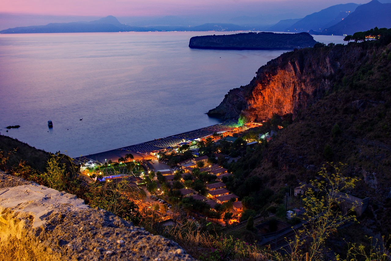 Image - beach summer sea the sea of night