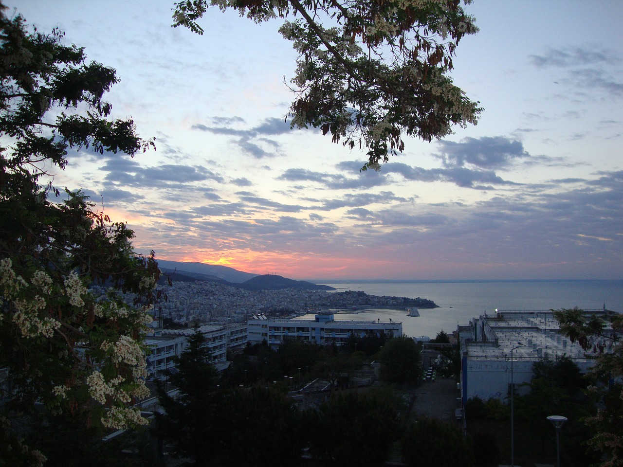 Image - greece kavala sunset sunrise sun