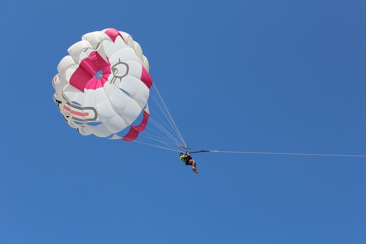 Image - summer parachute parasailing sky