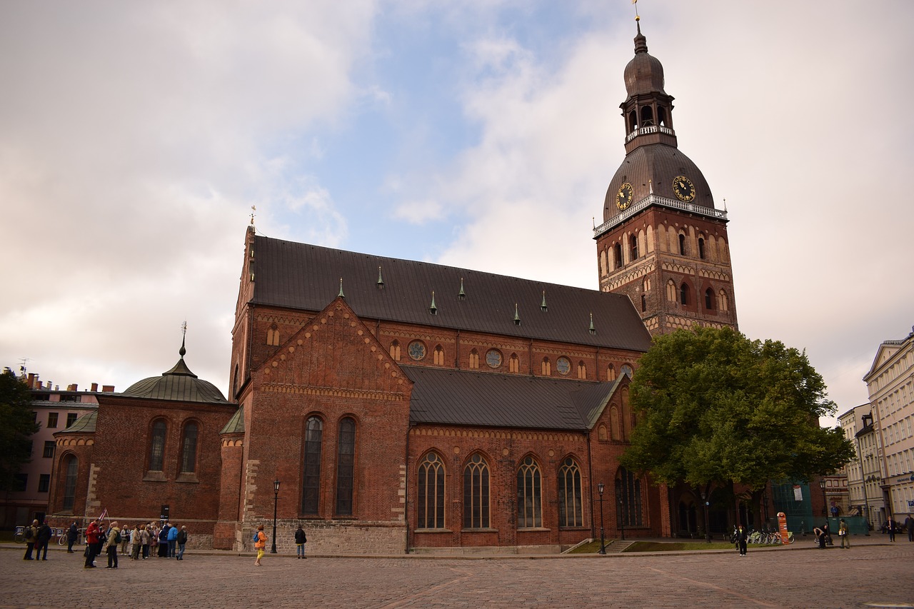 Image - cathedral square riga architecture