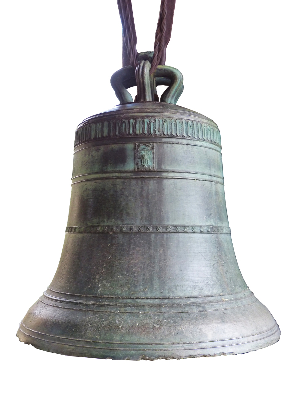 Image - bell bronze old ring close