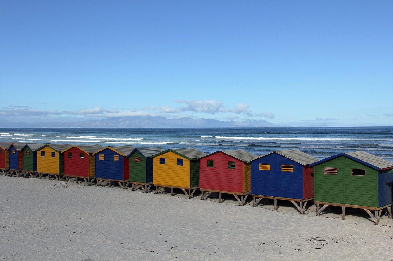 Image - colorful sea beach hut recovery
