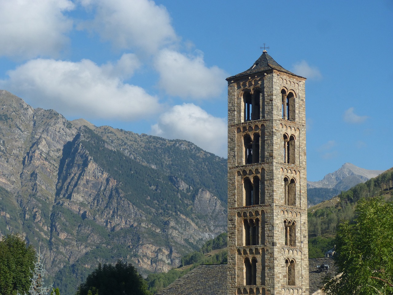 Image - bell tower romanesque pyrenees