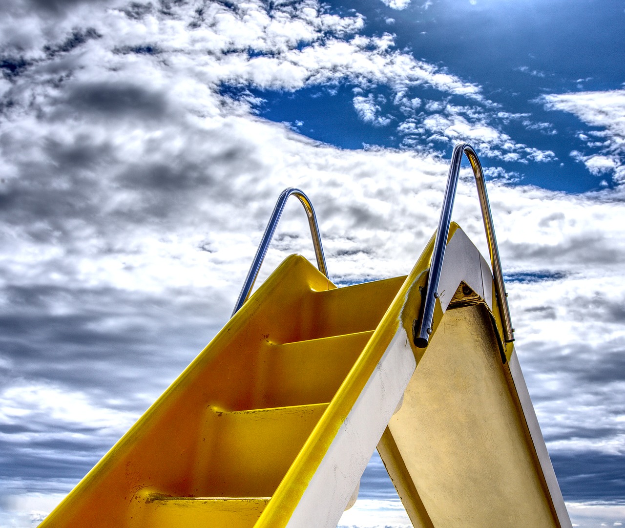 Image - slide water slide pedal boat