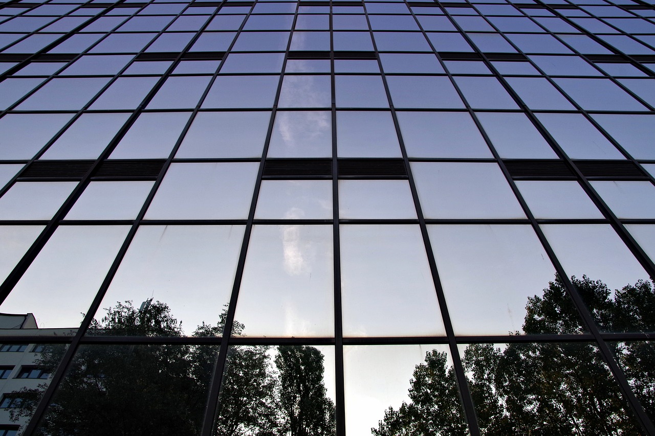 Image - office building glass wall