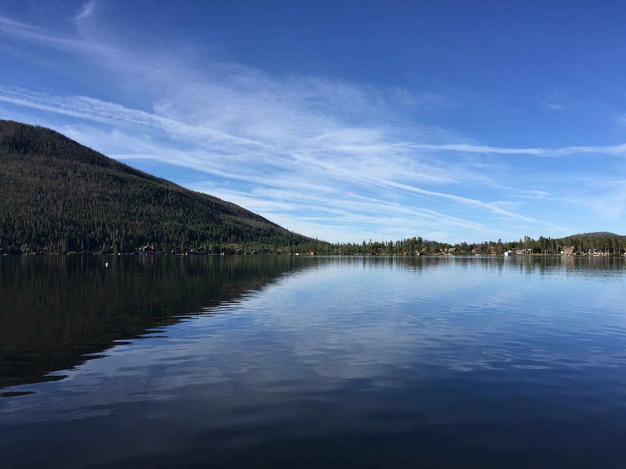 Image - mountains lake sunrise mood rest