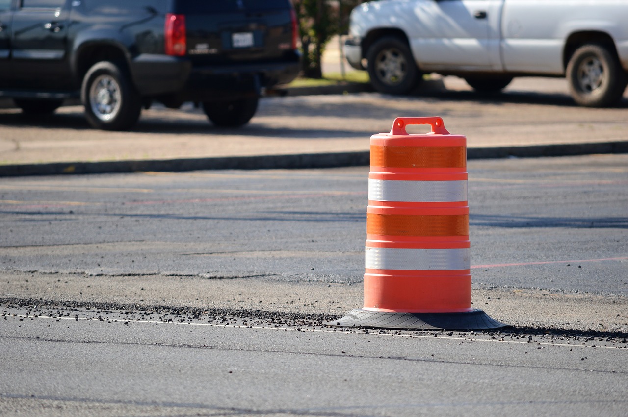 Image - traffic barrel orange construction